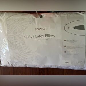 New Saatva Latex Pillow Queen High